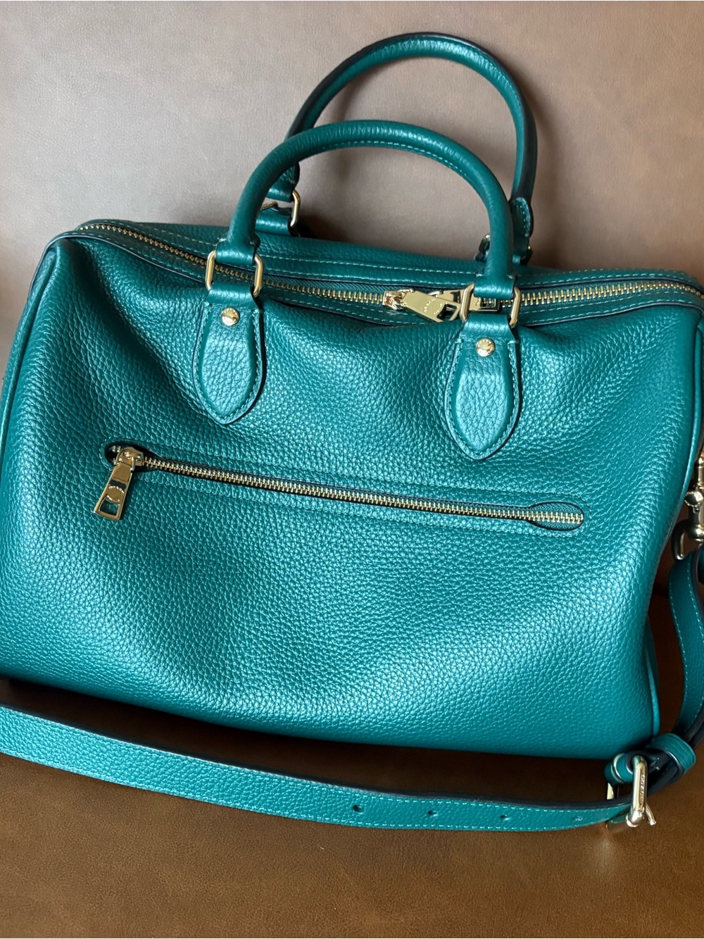 COACH Rowan Emerald Green Large - Picture 5 of 15